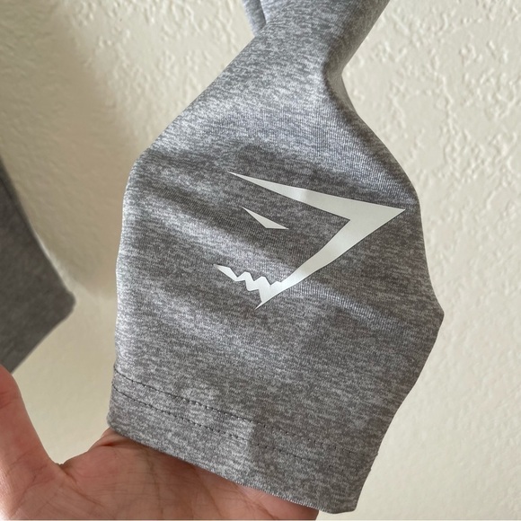 Gymshark Scrunch Elastic Waist Leggings Skinny Pants Gray XS - Picture 2 of 5